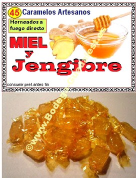 Caramelos de miel y Jengibre